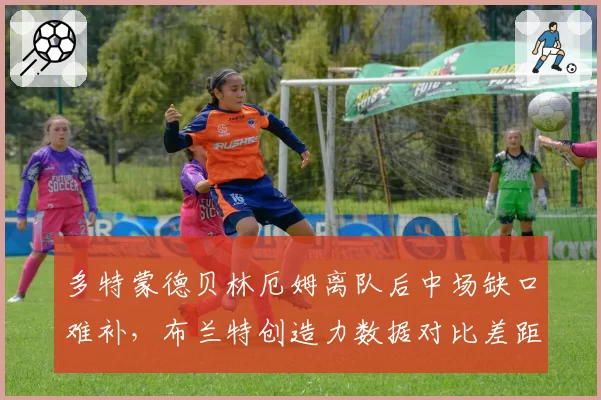 多特蒙德贝林厄姆离队后中场缺口难补，布兰特创造力数据对比差距明显